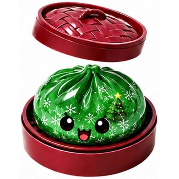 Christmas Dumpling Squeeze Squishy, Halloween Squishy Cute Slow Rising Squeeze Stress Relief Sensory Soft Kawaii Halloween Fidget for Adults, Skull Monster Christmas Tree