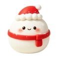 thumbnail image 1 of Christmas Dumpling Squishy Toy Changing Face Slow Rising Soft Squeeze Decompression Dough Santa Hat Style Novelty Stress Relief Sensory Toy, 1 of 4