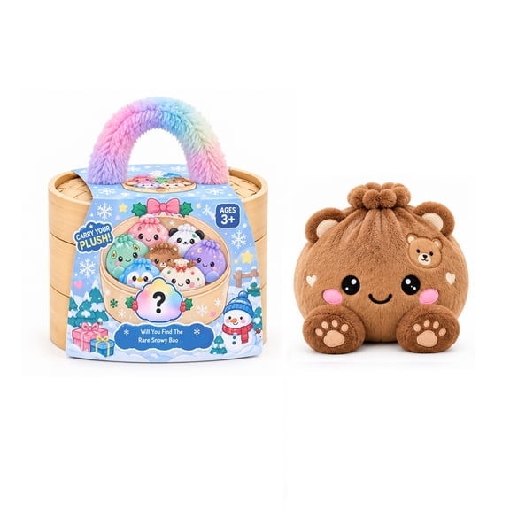 Christmas Dumplings Plush, Holiday Collectibles, Bear