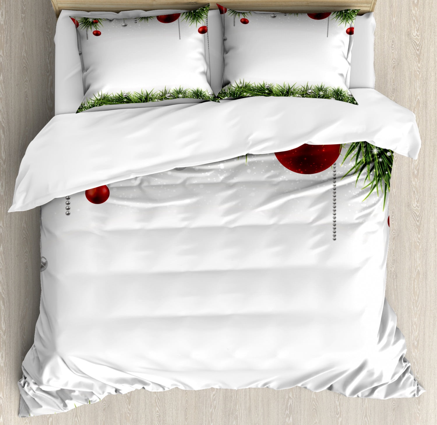 Ambesonne Christmas Modern & Contemporary Duvet Cover Set