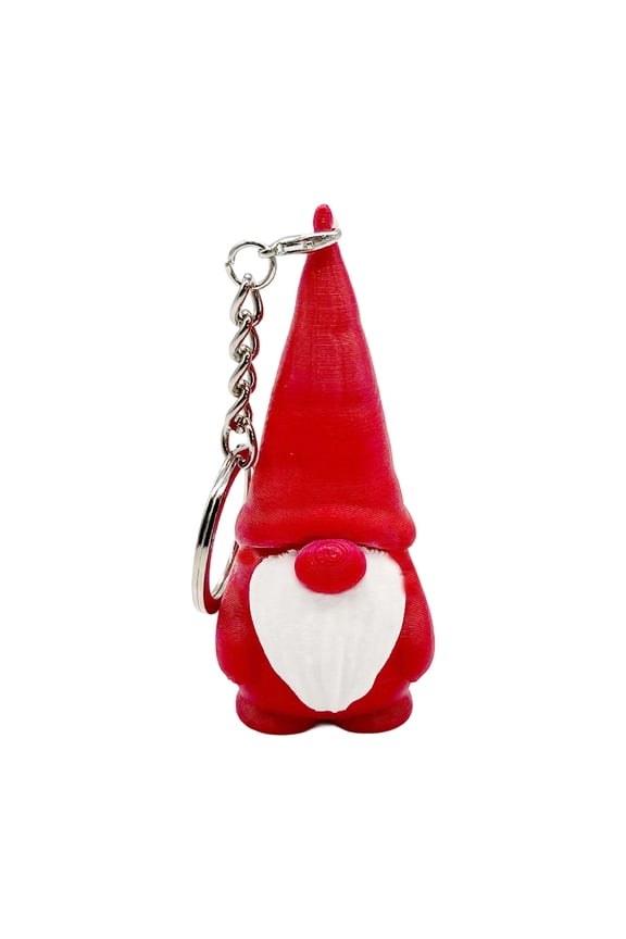 Christmas Dwarf Keychain Multifunctional Holiday Gnomes Figurine Ornament Keyring Decorative Accessory for Bag