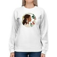 thumbnail image 1 of Christmas Earring Collection D. Sweatshirt Women -Victoria Barnes Designs, Female Small, 1 of 4