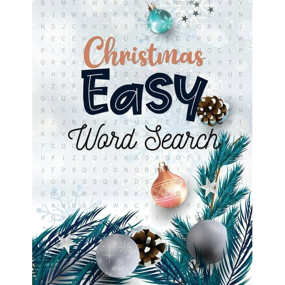 Christmas Easy Word Search: 360+ Christmas Word Search Puzzle Large-Print, Exercise Your Brain, Fun and Festive Word Search Puzzles Adult, Christmas Gift (Paperback)(Large Print)