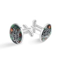 thumbnail image 1 of Christmas Elegant Dress Shirt Silver Jewelry Mens Cufflinks Shirt Clip Set Made of Stainless Steel for Formal Occasions, 1 of 6