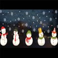 Christmas Elements Wall Stickers Shop window Office Home Decoration Diy Santa Claus Reindeer