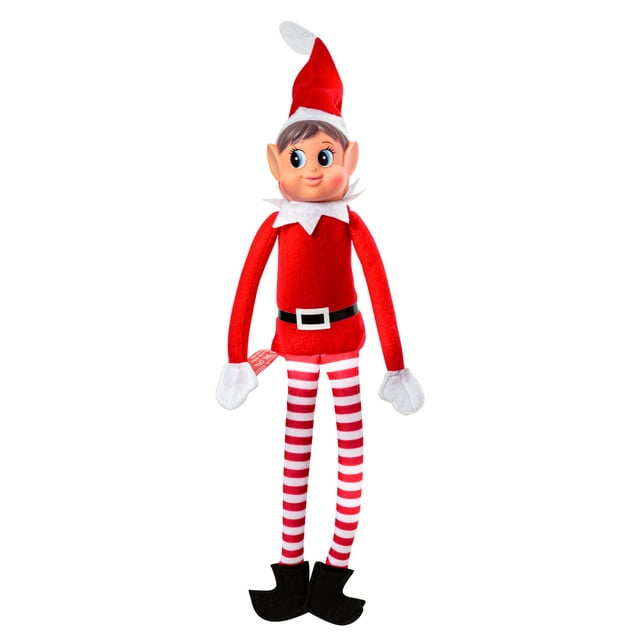 Christmas Elf Behaving Badly Plush Toy | Elfette Novelty Long Bendy ...