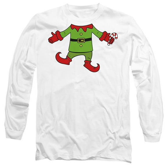Christmas Elf Body Unisex Adult Long-Sleeve T Shirt