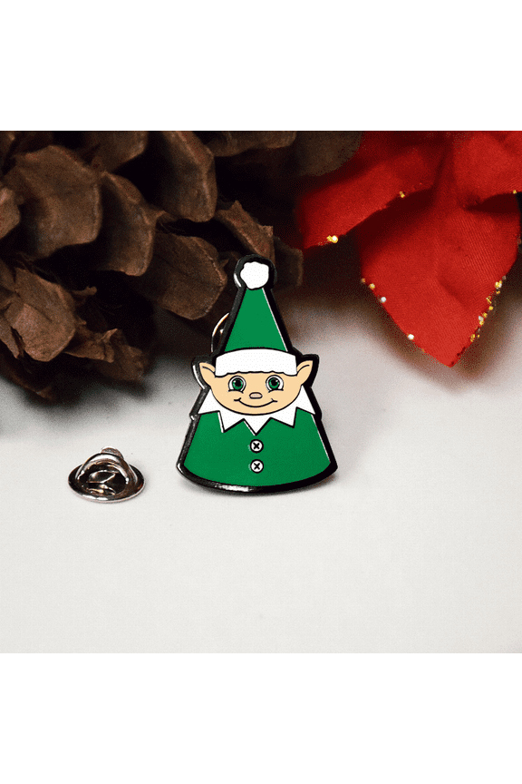 Christmas Elf Enamel Pin