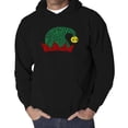 thumbnail image 1 of Christmas Elf Hat - Men's Word Art Hooded Sweatshirt, 1 of 2