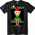 Christmas Elf Hat & Stockings T Shirt Design Festive Holiday Graphic