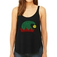 thumbnail image 1 of Christmas Elf Hat - Women's Premium Word Art Flowy Tank Top, 1 of 2