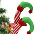 thumbnail image 1 of Christmas Elf Legs Tree Decorations Stuffed Elf Leg for Xmas Home Party Tree Fireplace Ornaments, 1 of 7