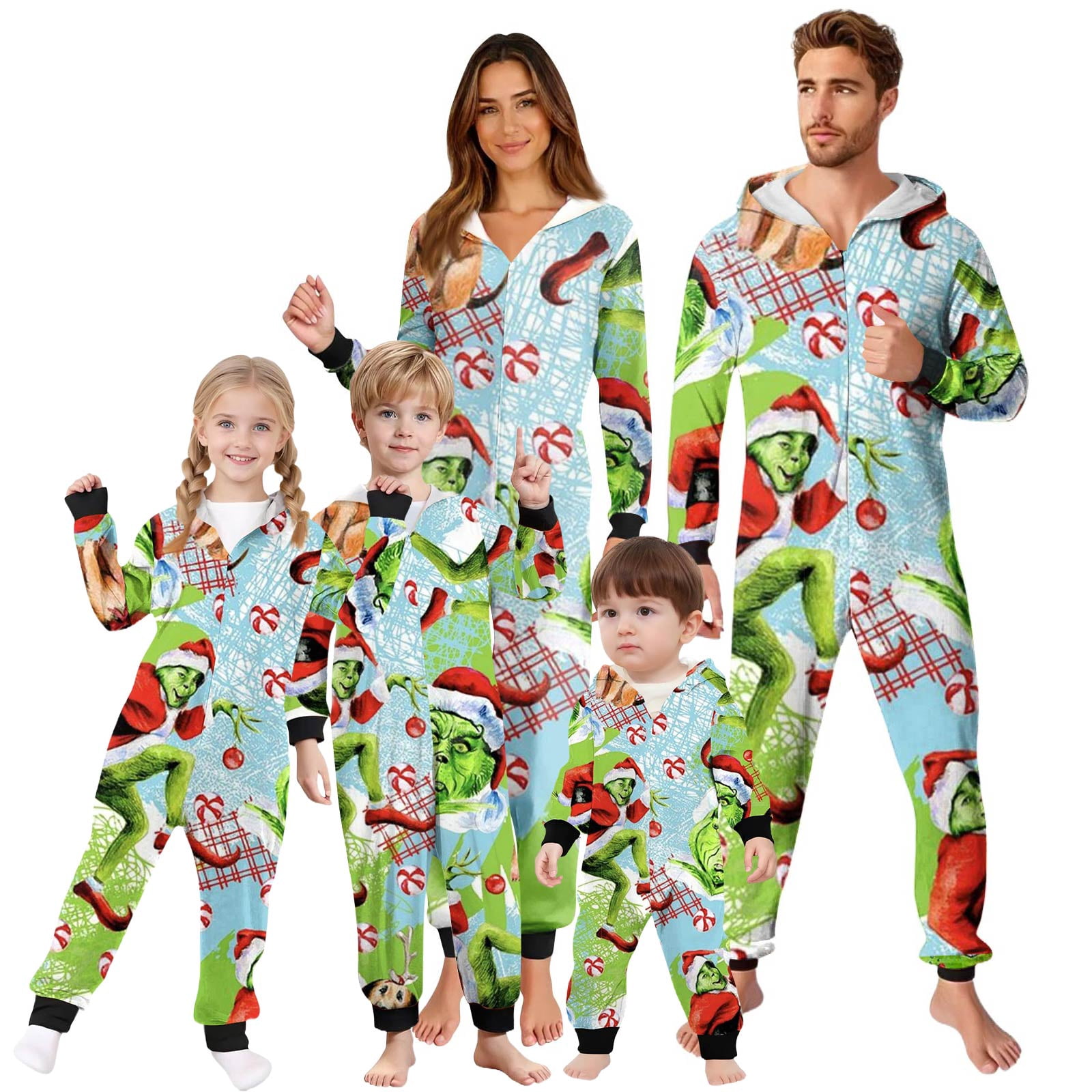 Christmas Elf Matching Family Pajamas - Festive Matching Family Outfits ...