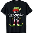 thumbnail image 1 of Christmas Elf Matching Pajama X-Mas Party Mens T-Shirt, 1 of 7