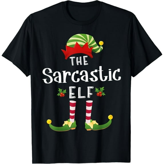 Christmas Elf Matching Pajama X-Mas Party Mens T-Shirt
