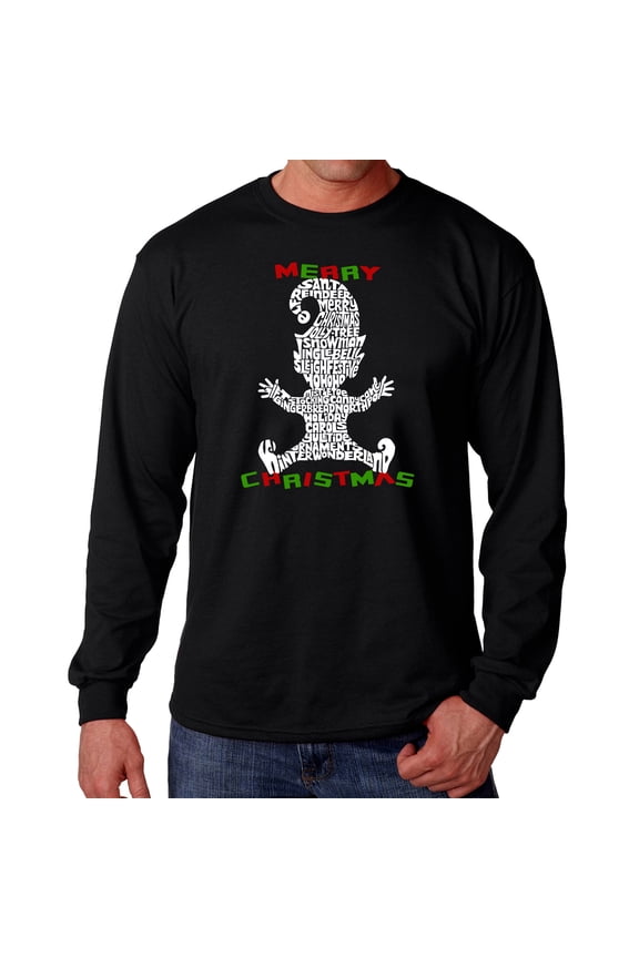 Christmas Elf - Men's Word Art Long Sleeve T-Shirt