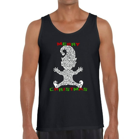 Christmas Elf - Men's Word Art Tank Top