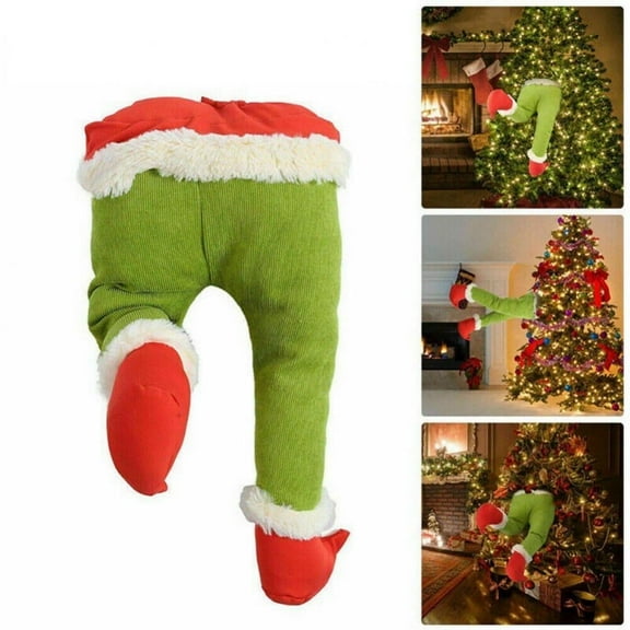 Christmas Elf Stuffed Legs Party Ornaments Christmas Elf Decorations Indoor Outdoor Decor Party Ornaments