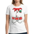 thumbnail image 1 of Christmas Elf Suit Christmas Women Costume - S M L XL 2XL 3XL Xmas Graphic Tee - Christmas Gift Holiday Cotton T-Shirt for Ladies, 1 of 2