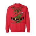 thumbnail image 1 of Christmas Elf Sweater for Men Women Merry Xmas Happy New Year Funny Elf Suit Sweatshirt, 1 of 5