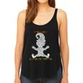thumbnail image 1 of Christmas Elf - Women's Premium Word Art Flowy Tank Top, 1 of 2