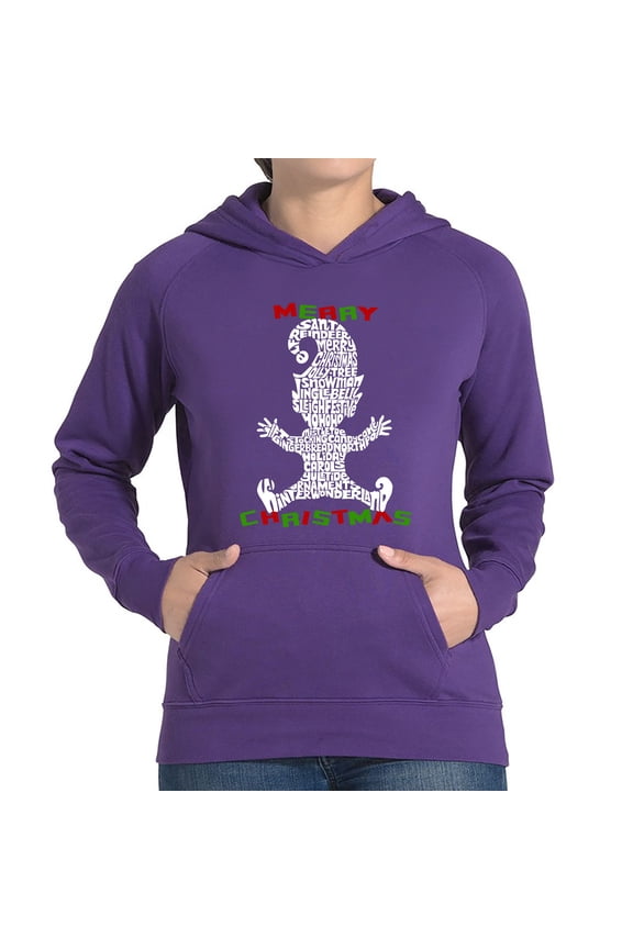 Christmas Elf - Women's Word Art Hooded Sweatshirt