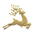 thumbnail image 1 of Christmas Elk Ornament, Gold and Red Hanging Decor for Xmas Tree, Festive Home Party Wedding Birthday Decoration, Holiday Gift, 1 of 6