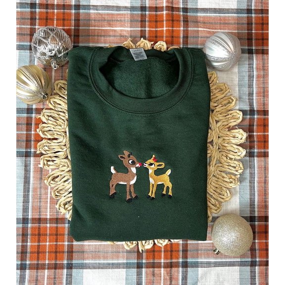 Christmas Embroidered Sweatshirt