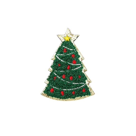 Christmas Embroidery Applique Fabric Patch For Clothing Garment Decoration 1 Pack