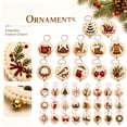 thumbnail image 1 of Christmas Embroidery Kit, 12PCS DIY Ornament Set for Beginners, Punch Needle Holiday Decor with Pre‑Printed Fabric, Thread, Needles, Ribbons and Instructions, 1 of 6