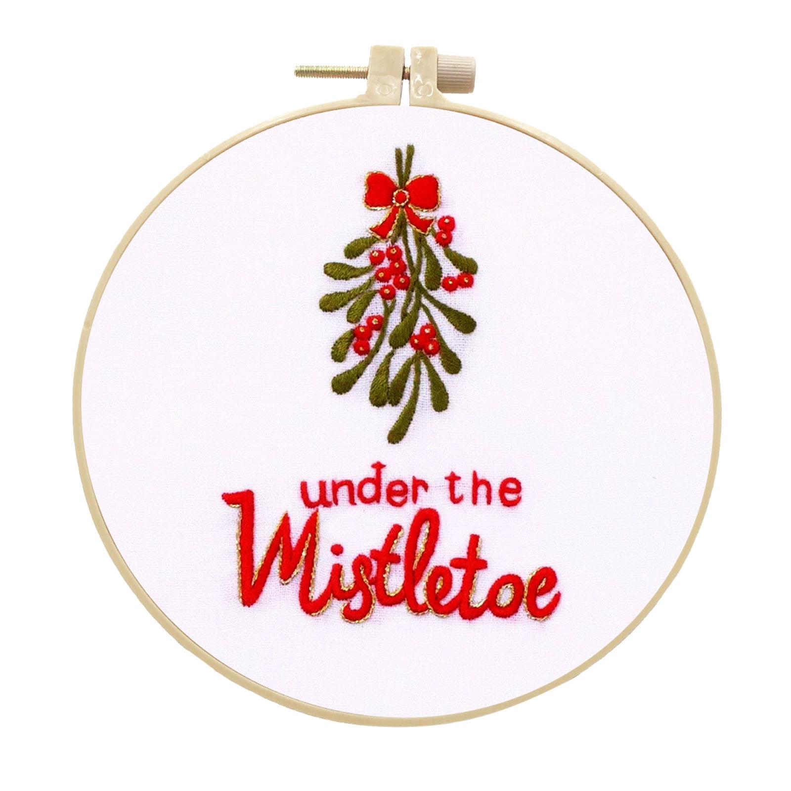 Christmas Embroidery Kit With Embroidery Hoop New Easy Embroidery Kit