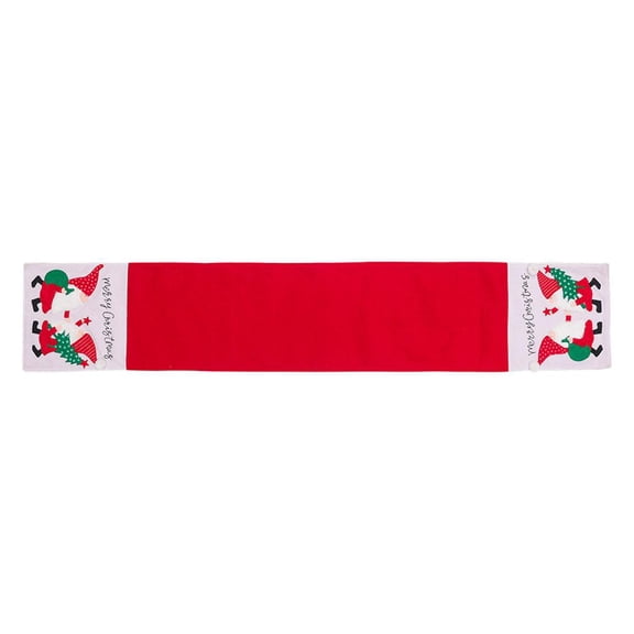 Christmas Embroidery Place Mats Rectangle Table Mat and Runners Winter Holiday Place Setting Decorations Dinner Parties