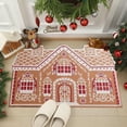 thumbnail image 1 of Christmas Entrance Door Mat Absorbent Non Slip Backing Durable Floor Rug For Indoor Or Outdoor Use Easy To Clean Machine Washable Polyester Fiber Design, 1 of 6