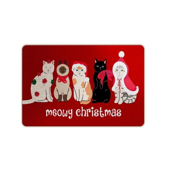 Christmas Entrance Door Mat Floor Mat Bedroom Decorative Floor Mat