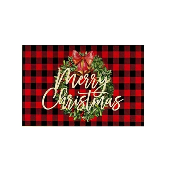 Christmas Entrance Door Mat Floor Mat Bedroom Decorative Floor Mat