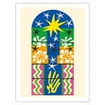 thumbnail image 1 of Christmas Eve - Maquette Design for Stain-Glass Window - From an Original Cut-Out Artwork by Henri Matisse c.1952 - Fine Art Matte Paper Print (Unframed) 24x32in, 1 of 4