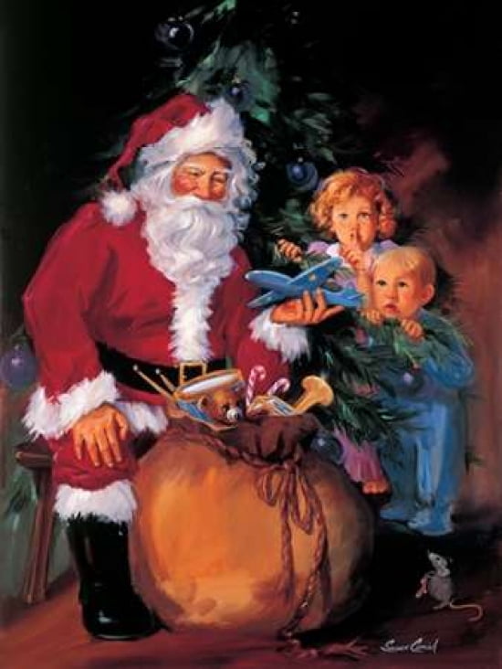 Christmas Eve Wonder Canvas Art - Susan Comish (18 x 24)