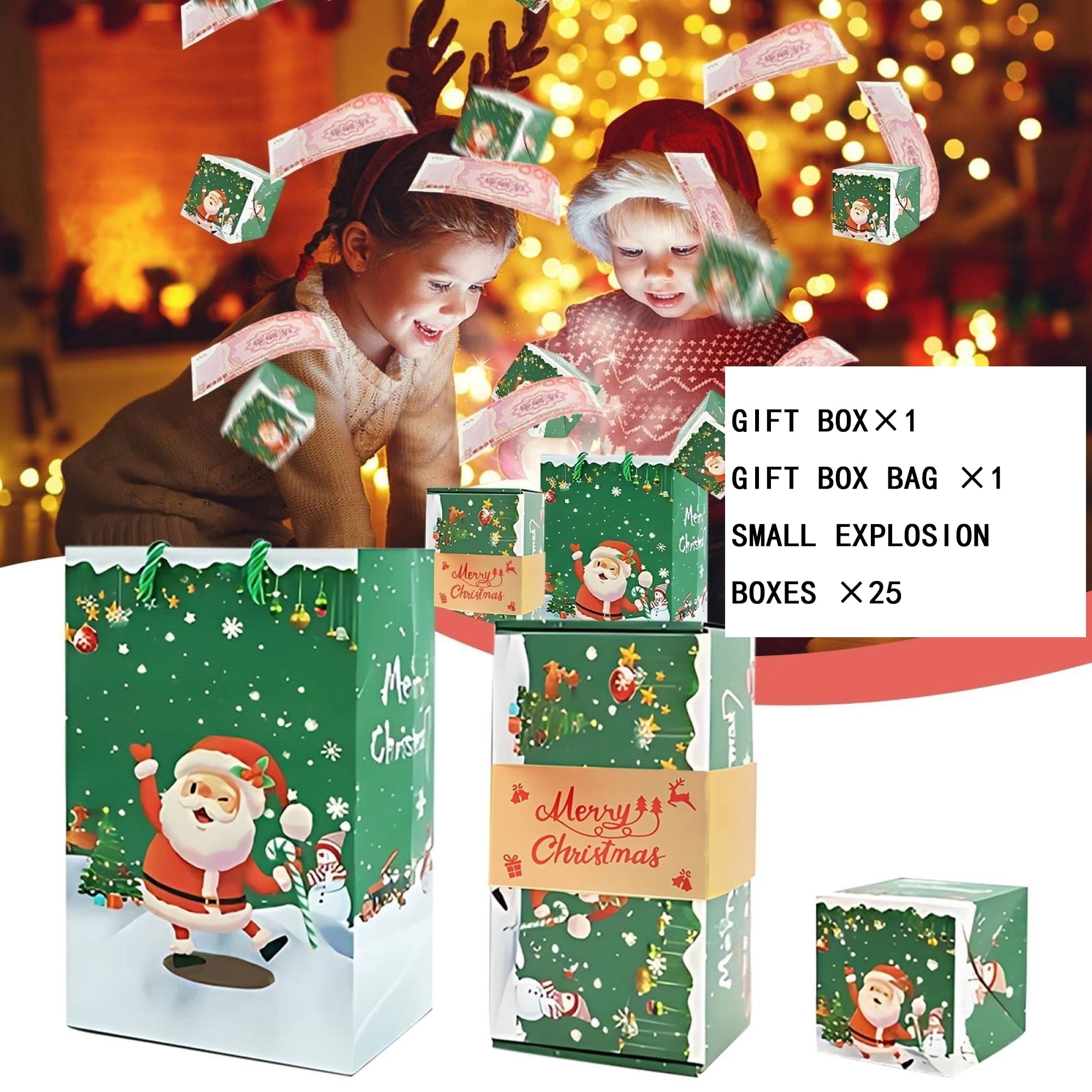 Snack Container Graduation Christmas Explosion Money Gift Box,Pop Up Cash Holder,Folding Surprise ...