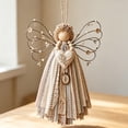 thumbnail image 1 of Christmas Fabric Angel Hanging DIY Craft Kit, Handmade Ornament Project for Holiday Wall and Tree Decor, Design A, 6.30 in, 1 of 6