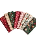 thumbnail image 1 of Christmas Fabric Squares Featuring 100% Cotton Pre-Cut Panels, Cotton Fabric Squares Ideal for Quilting Fabric, Patchwork Quilt Projects and Christmas Crafts, Perfect Holiday Gift, 1 of 5
