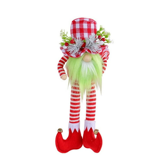 Christmas Faceless Gnomes Decorations Santa Elf Dolls Cute Swedish Elf Dwarf Gnomes Christmas Gnome Decorations for Home Table Tray Decor A