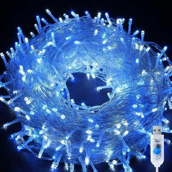 Christmas Fairy Lights,6M 40LED Christmas String Lights Indoor Fairy Lights Indoor Outdoor Rope Fairy String Lights USB Powered IP44 Waterproof