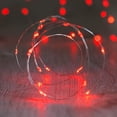 thumbnail image 1 of Christmas Fairy Lights Battery Operated, 1 Pack 10FT 30 LED String Lights Waterproof Cooper Wire Starry Lights for DIY Wreath Home Wedding Party Bedroom Holiday Christmas Decor (Red), 1 of 7