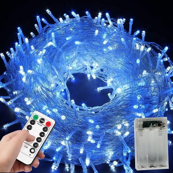 Christmas Fairy Lights Christmas Tree Fairy Lights, 8M 80 LED Tree String Lights Decorative Christmas Lights with Battery Remote