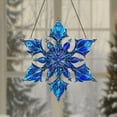 thumbnail image 1 of Christmas Fairy Tale Snowflake Acrylic Ornament with Sparkling Christmas Ornament Touch for Snowflake Decor Tree Hanging Holiday Display, 1 of 6