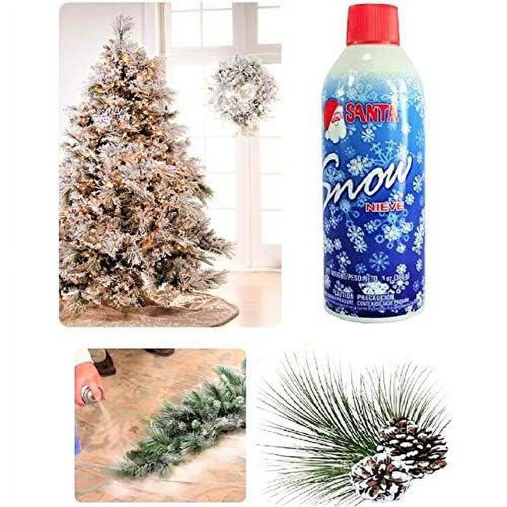 Christmas Fake Artificial White Spray Snow - 13-Oz Can - Indoor Or ...