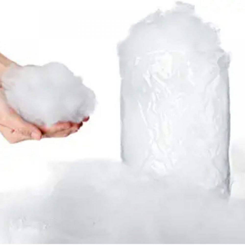 Christmas Fake Snow Decor, Fluffy Fiber Artificial Snow Indoor White