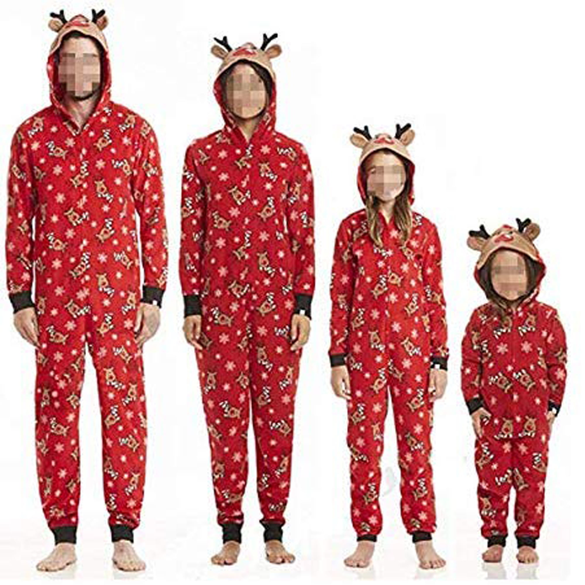 Reindeer one piece pajamas sale