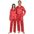 thumbnail image 1 of Christmas Family Matching Pajamas Long Sleeve Button Down Adult Couples PJs Novelty Sleepwear for Women/Men, 1 of 6