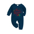 thumbnail image 1 of Christmas Family Matching Pajamas Long Sleeve Button Down Pj Set Festival Party Sleepwear, 1 of 3